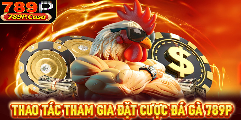 Thao tác tham gia đặt cược đá gà 789p đơn giản nhất